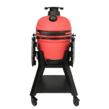 Kamado Moe Orange Peel 18″ Red — Product view.