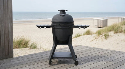 Kamado Moe Orange Peel range — manufacturer supplied outdoor lifestyle illustration, view 137.