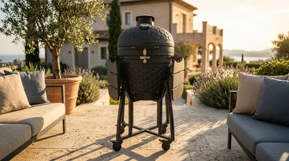 Kamado Moe Ultra Honeycomb range — manufacturer supplied outdoor lifestyle illustration, view 125.