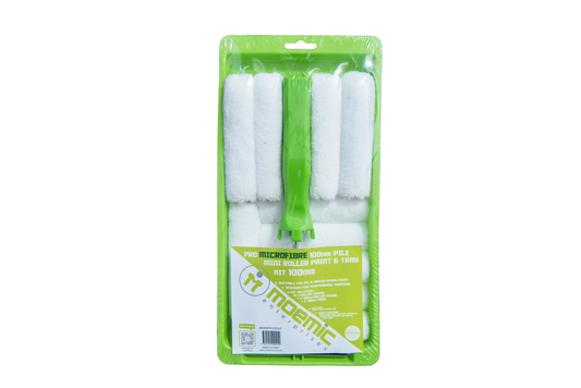 Moemic Pro Microfibre Mini Roller & Tray Kit 100mm