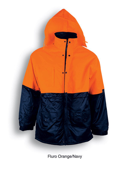 Bocini Hi Vis Unisex Polar Fleece Lined Jacket (BOCSJ0431)