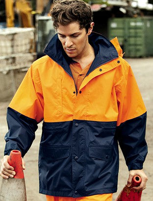Bocini Hi Vis Unisex Polar Fleece Lined Jacket (BOCSJ0431)
