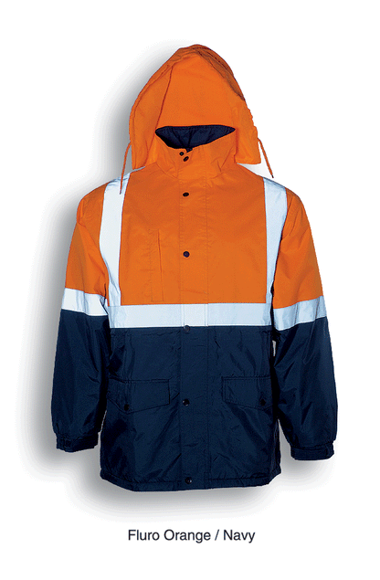 Bocini Hi Vis Unisex Mesh Lining Jacket with Reflective Tape (BOCSJ0432)