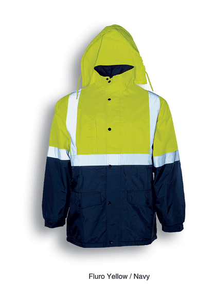 Bocini Hi Vis Unisex Mesh Lining Jacket with Reflective Tape (BOCSJ0432)
