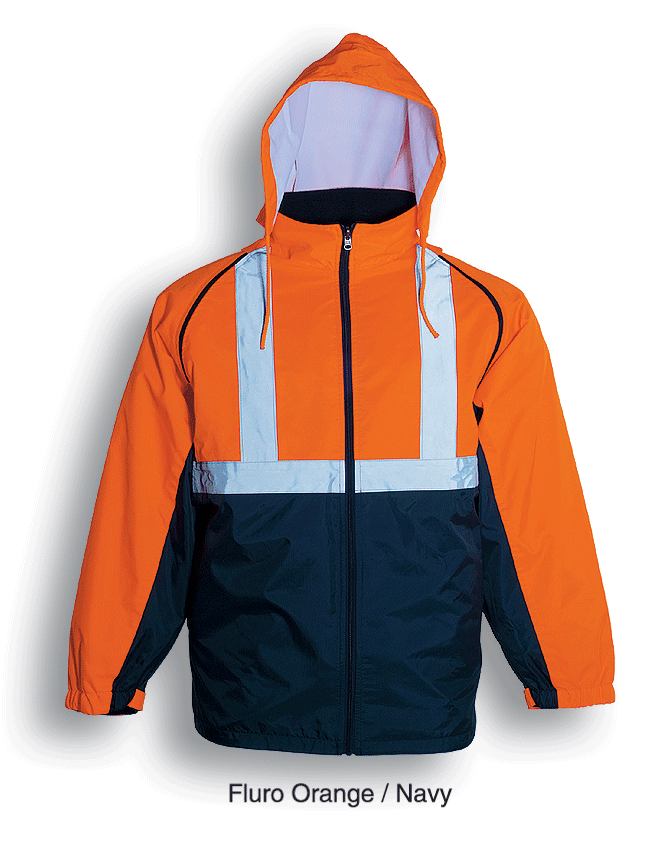 Bocini Hi Vis Unisex 3 in 1 Jacket with Reflective Tape (BOCSJ0642)