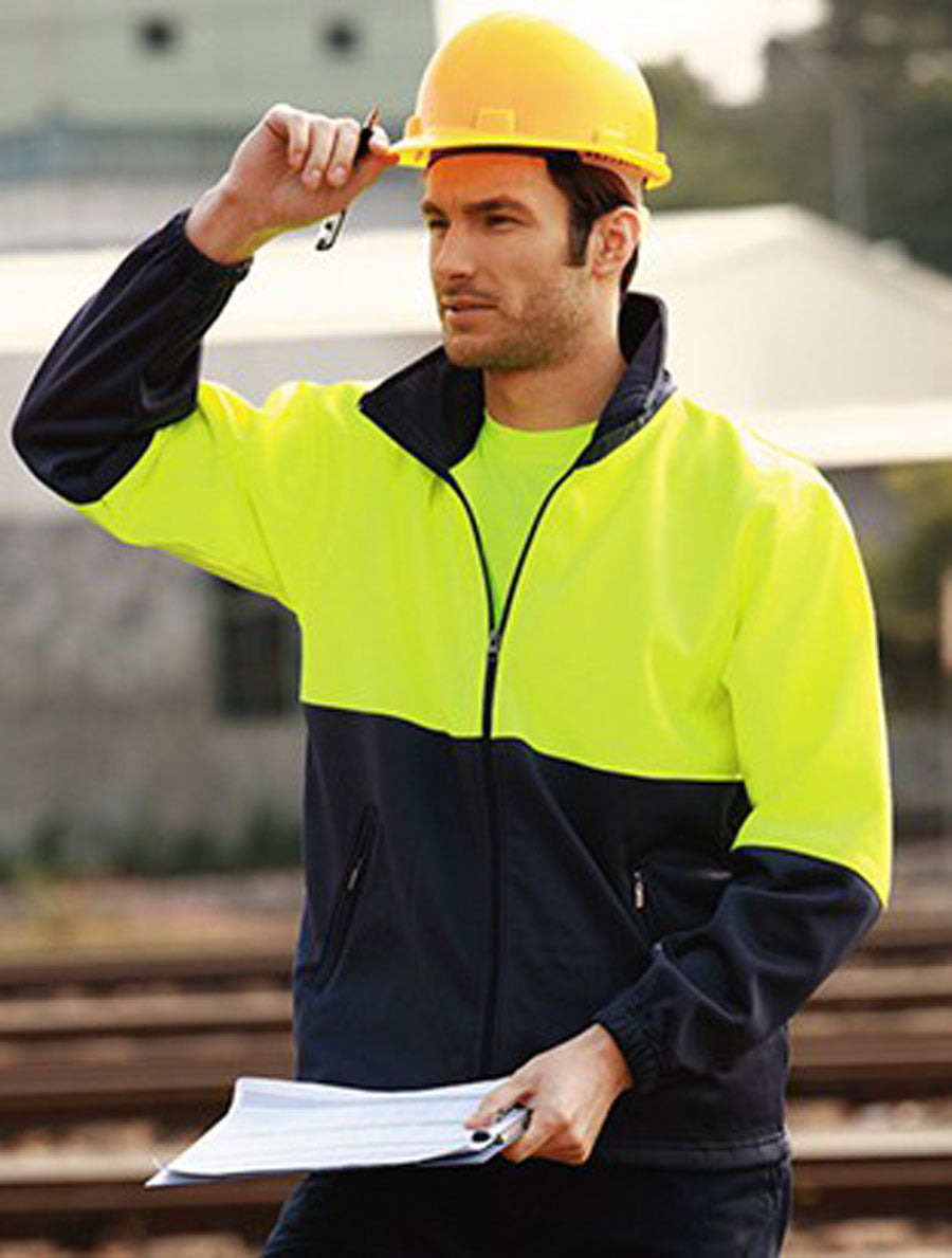 Bocini Hi Vis Unisex Full Zip Fleece (BOCSJ1237)