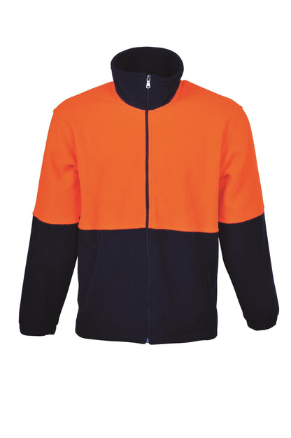 Bocini Hi Vis Unisex Full Zip Polar Fleece (BOCSJ1238)