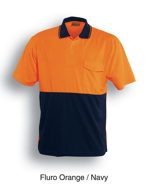 Bocini Unisex Hi Vis Safety Polo Short Sleeve (BOCSP0427)