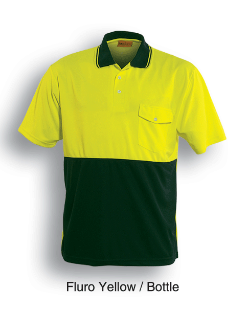 Bocini Unisex Hi Vis Safety Polo Short Sleeve (BOCSP0427)
