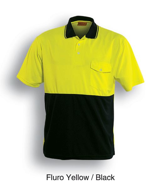 Bocini Unisex Hi Vis Safety Polo Short Sleeve (BOCSP0427)