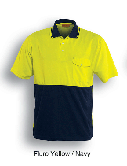 Bocini Unisex Hi Vis Safety Polo Short Sleeve (BOCSP0427)