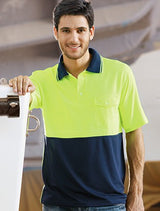 Bocini Unisex Hi Vis Safety Polo Short Sleeve (BOCSP0427)