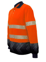 Bocini Unisex Hi Vis Sublimated Reflective Polo Long Sleeve (BOCSP0724)