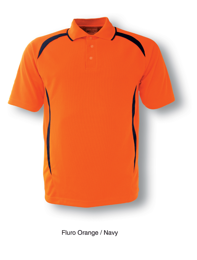 Bocini Unisex Hi Vis Safety Style Polo Short Sleeve (BOCSP0752)