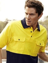Bocini Unisex Hi Vis Cotton Jersey Polo Short Sleeve (BOCSP1010)