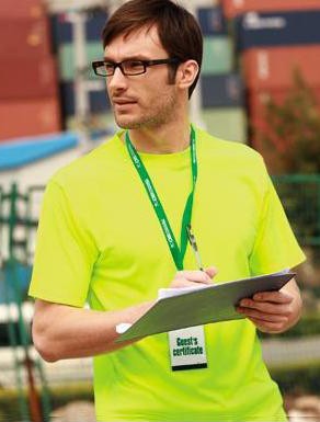 Bocini Hi Vis Unisex Breezeway Plain Round Neck Tee (BOCST1247)