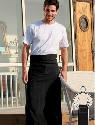 Bocini Cotton Drill Continental Apron (No Pocket) (BOCWA0395)