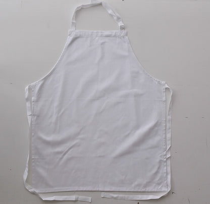 Bocini Cotton Drill Full Bib Apron (No Pocket) (BOCWA0397)