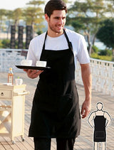 Bocini Cotton Drill Full Bib Apron (No Pocket) (BOCWA0397)