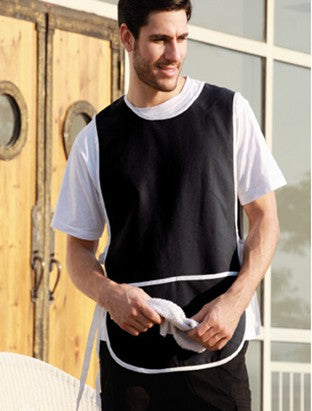 Bocini Polyester Drill Popover Apron with Pocket (BOCWA0676)