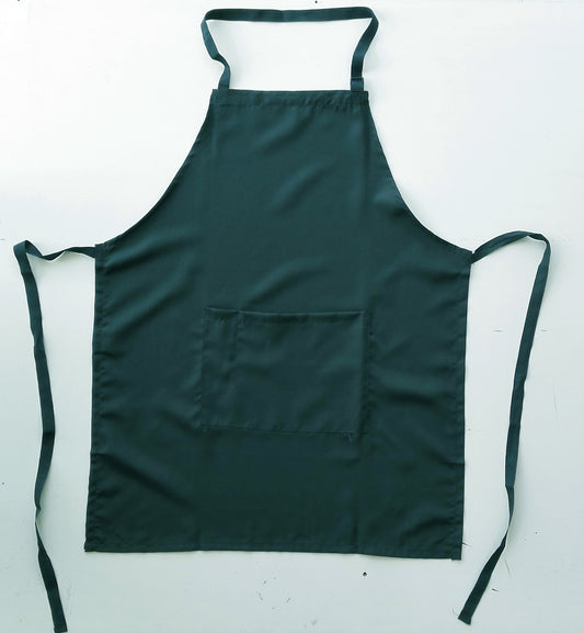 Bocini Polyester Drill Full Bib Apron with Pocket (BOCWA0677)