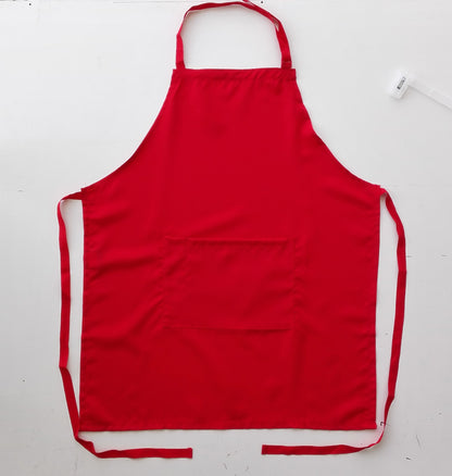 Bocini Polyester Drill Full Bib Apron with Pocket (BOCWA0677)