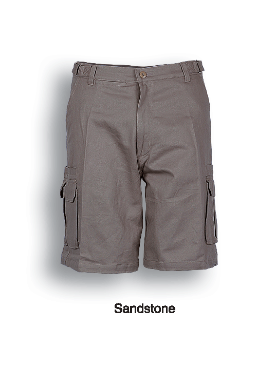 Bocini Unisex Cotton Drill Cargo Shorts (BOCWK615)