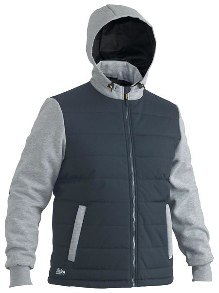Bisley FLX & Move Contrast Puffer Fleece Hooded Jacket (BISBJ6944)