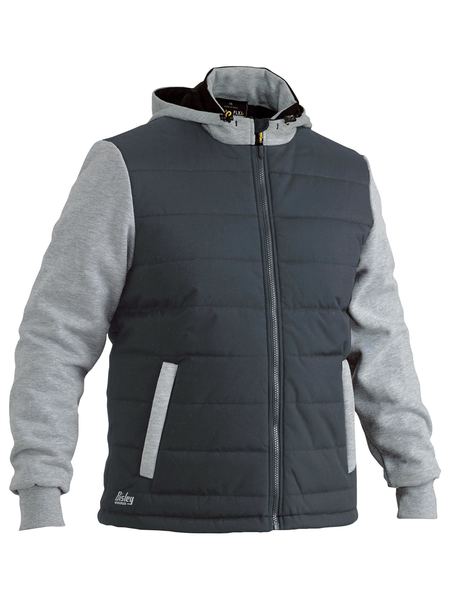 Bisley FLX & Move Contrast Puffer Fleece Hooded Jacket (BISBJ6944)