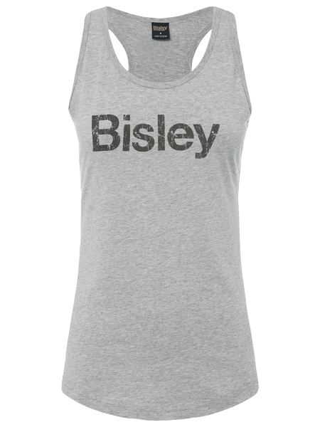 Bisley Ladies Cotton Logo Singlet (BISBKSL063)