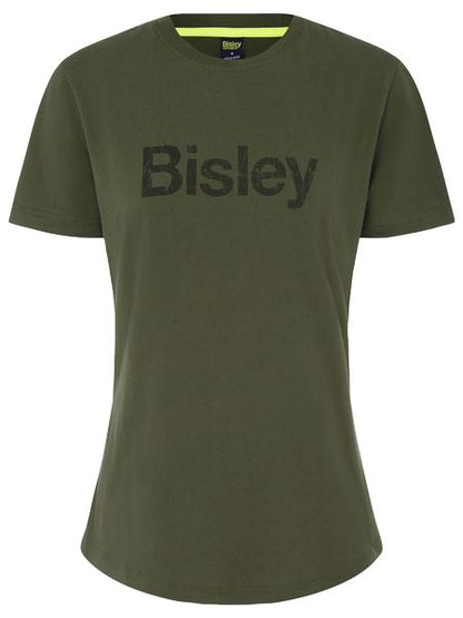 Bisley Ladies Cotton Logo Tee (BISBKTL064)