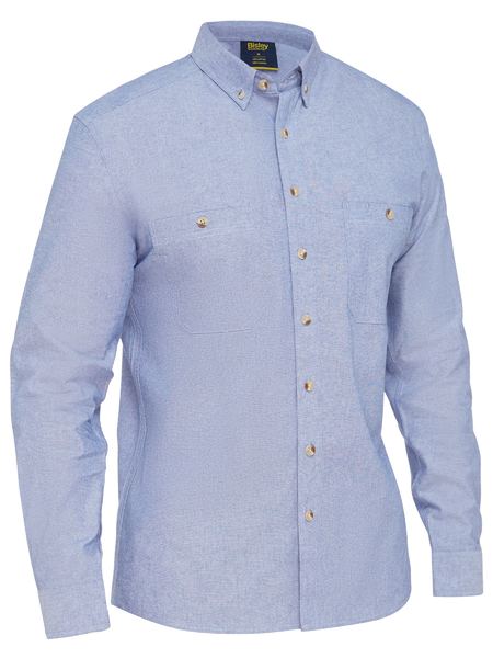 Bisley Chambray Shirt Long Sleeve (BISBS6407)