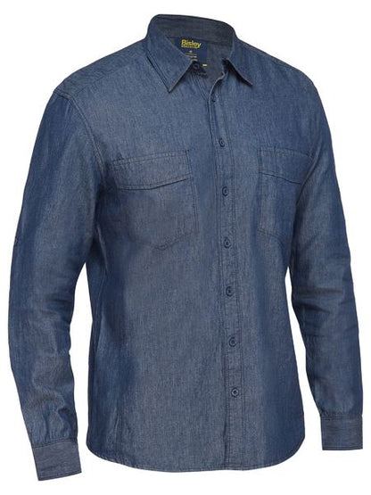 Bisley Denim Work Shirt Long Sleeve (BISBS6602)