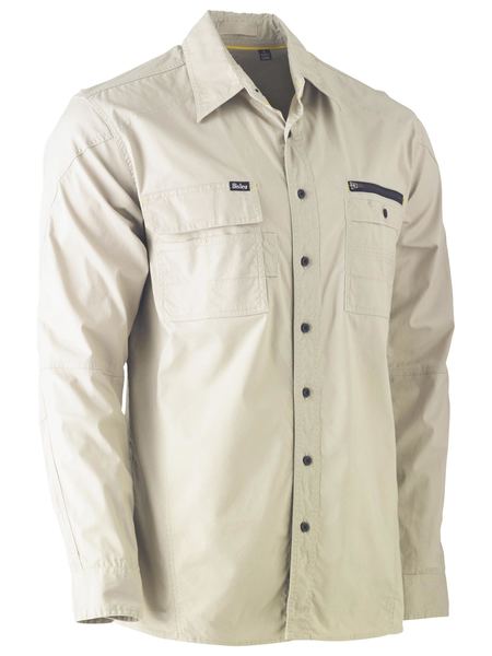 Bisley FLX & Move Utility Work Shirt Long Sleeve (BISBS6144)