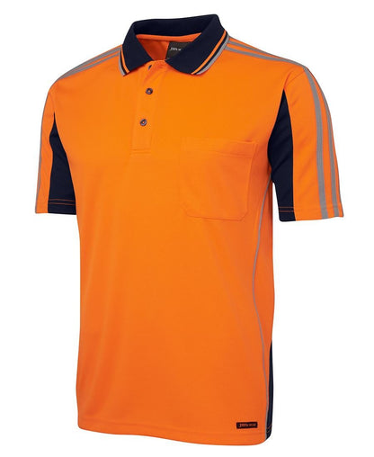 JB's Hi Vis Short Sleeve Arm Tape Polo - Hi Vis Clothing - Best Buy Trade Supplies Direct to Trade