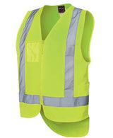 JB's Hi Vis Zip Drop Tail H Pattern (D+N) Vest - Hi Vis Clothing - Best Buy Trade Supplies Direct to Trade