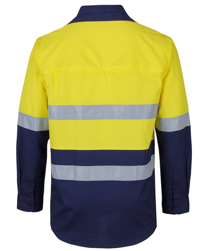 JB's Hi Vis (D+N) 150G Ripstop Fishing Shirt Long Sleeve (JBS6DNRL)