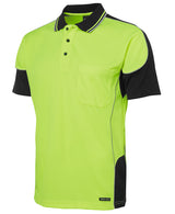 JB's Hi Vis Contrast Piping Polo Short Sleeve (JBS6HCP4) - Best Buy Trade Supplies