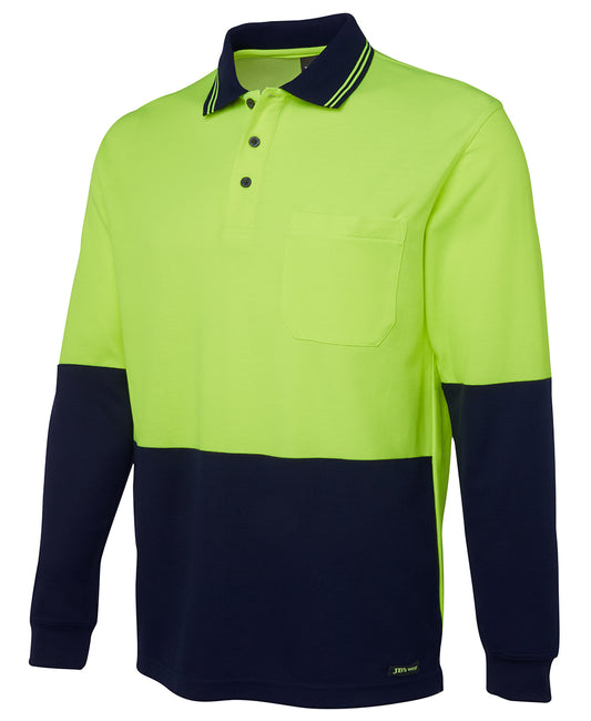 JB's Hi Vis Cotton Back Polo Long Sleeve (JBS6HPL)