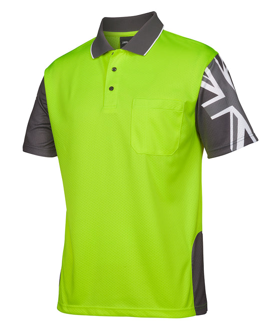 JB's Hi Vis Southern Cross Polo Short Sleeve (JBS6HSC)