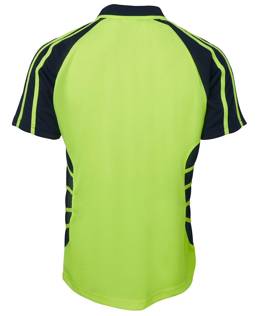 JB's Hi Vis Short Sleeve Spider Polo - Hi Vis Clothing - Best Buy Trade Supplies Direct to Trade