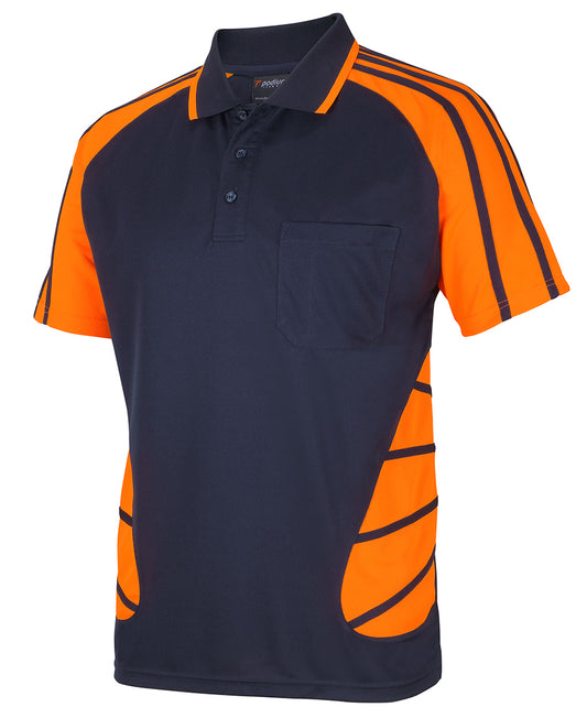 JB's Hi Vis Street Spider Polo Short Sleeve (JBS6HSSP)