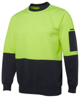 JB's Hi Vis Fleecy Crew (JBS6HVCN) - Best Buy Trade Supplies