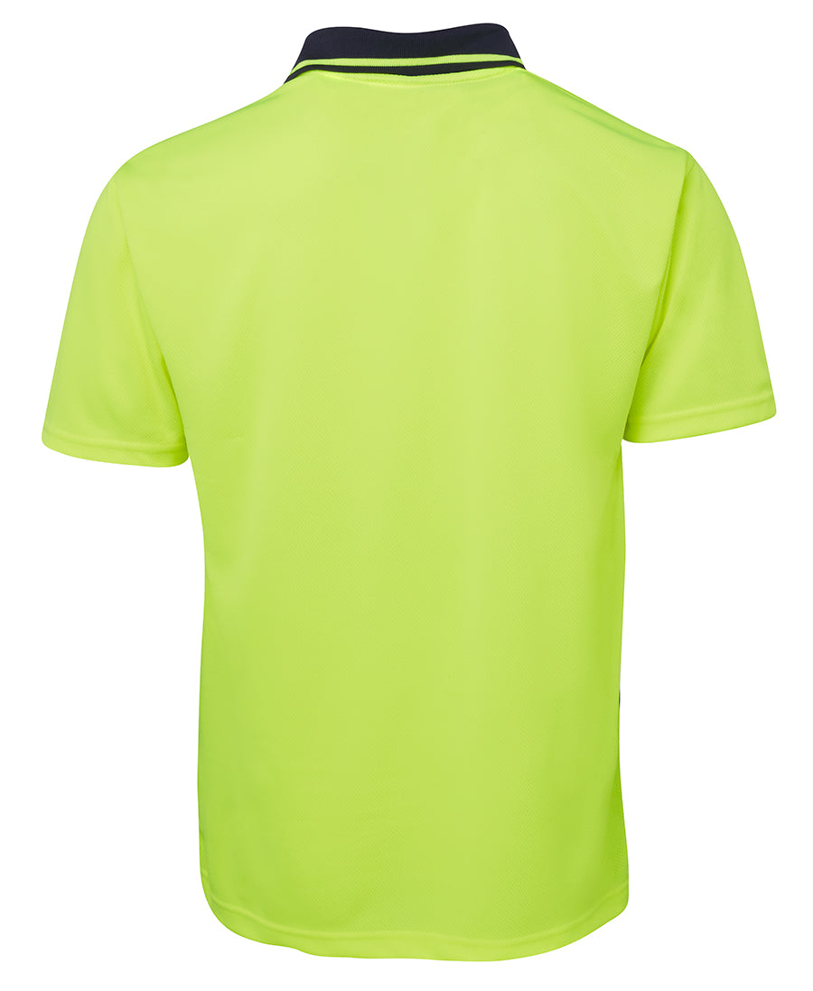 JB's Hi Vis Non Cuff Traditional Polo Short Sleeve (Additional Colours) (JBS6HVNC)