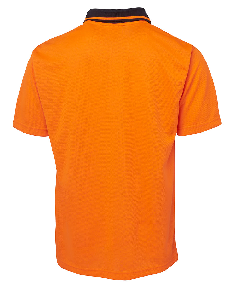 JB's Hi Vis Non Cuff Traditional Polo Short Sleeve (Additional Colours) (JBS6HVNC)