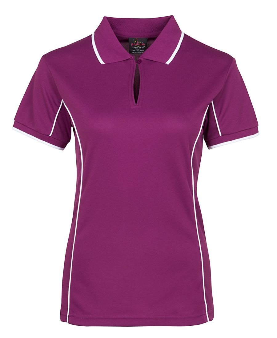 JB's Podium Ladies Piping Polo - Workwear - Shirts & Jumpers - Best Buy Trade Supplies Direct to Trade