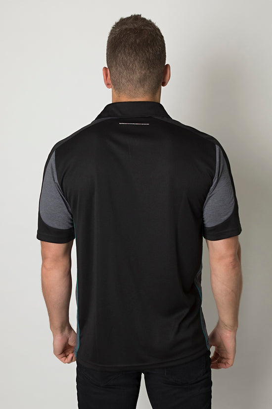 Black Kanvas Contrasting Soft Touch Polo (BKP800)