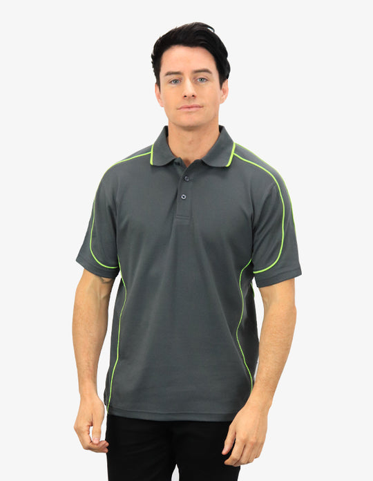 Be Seen Waffle Knit Polo (BSP09)