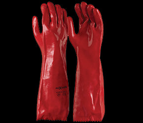 Maxisafe Red PVC Gloves (MAXGPR)