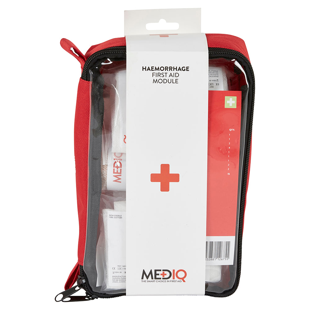Mediq Incident Ready First Aid Module Haemorrhage (Major Bleeding) in Red Softpack (MEDFAMH)